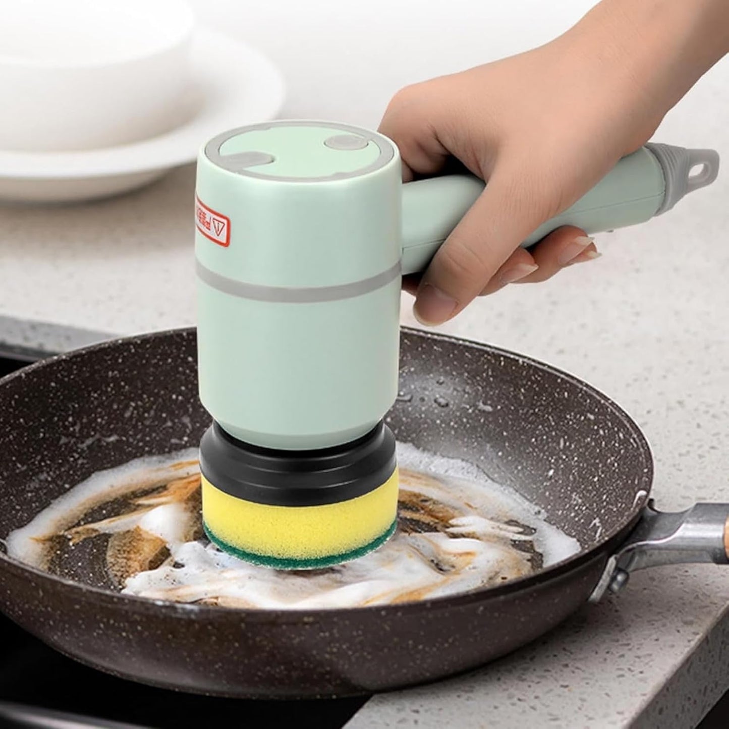 Electric Spin Scrubber Cleaning Brush